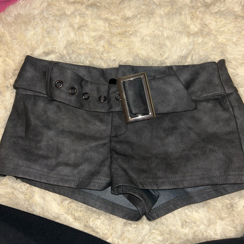 SHEIN Charcoal High Waist Women's Shorts